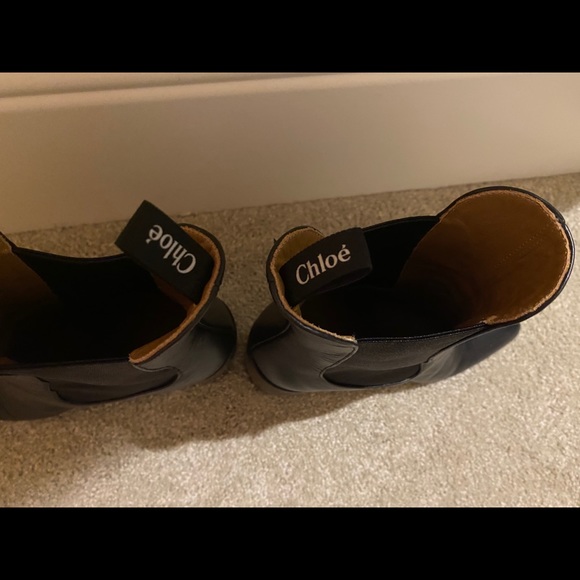 *RARE* Chloe wave boot in black leather - Picture 5 of 6